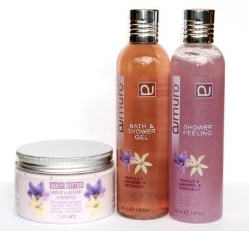 262 Vanille-Lavendel-Patschuli Spa-Set (256,258,260)